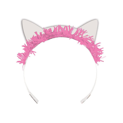 Creative Converting 329407 8 Count Tiara Headbands, 54 x 108, Purr-Fect Party