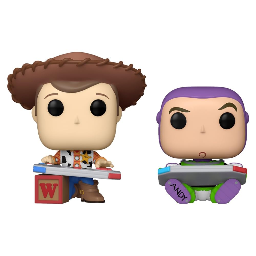 Funko Pop! Disney: Toy Story - Woody & Buzz Lightyear 2-Pack (2024 Limited Edition Entertainment Expo Shared Exclusive)