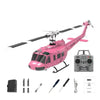 XMBRICDIYY UH-1 Huey RC Helicopter, 1/48 2.4G 6CH Flybarless RC Helicopter Model with Optical Flow Positioning, Outdoor Airplane for Beginner (RTF