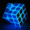 Blue Fluorescent Speed Cube 3x3x3 Glow in the Dark Luminous Magic Cube Puzzle