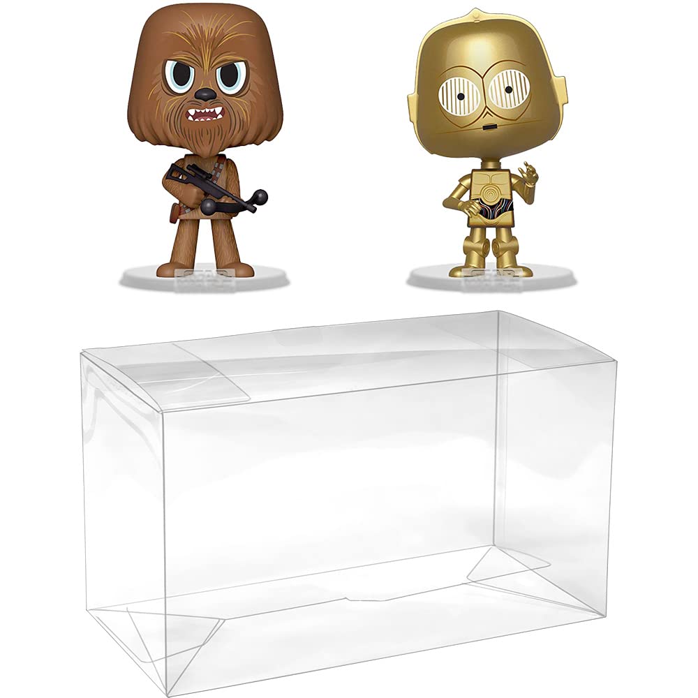 Funko Chewba c c a & C-3PO: Vynl. Vinyl Figurine Bundle with 1 Compatible Protector (31618 - B)