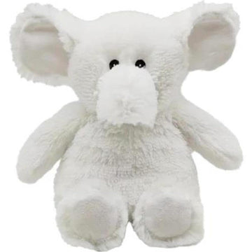 warmies White Elephant Microwavable, Hot or Cold for Cool Relaxation and Warm Relief, Lavender Scented Cozy Plush Animal