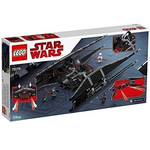LEGO Star Wars Episode VIII Kylo Ren's Tie Fighter 75179 Building Kit, TIE Silencer Model and Popular Gift for Kids (630 Pieces)