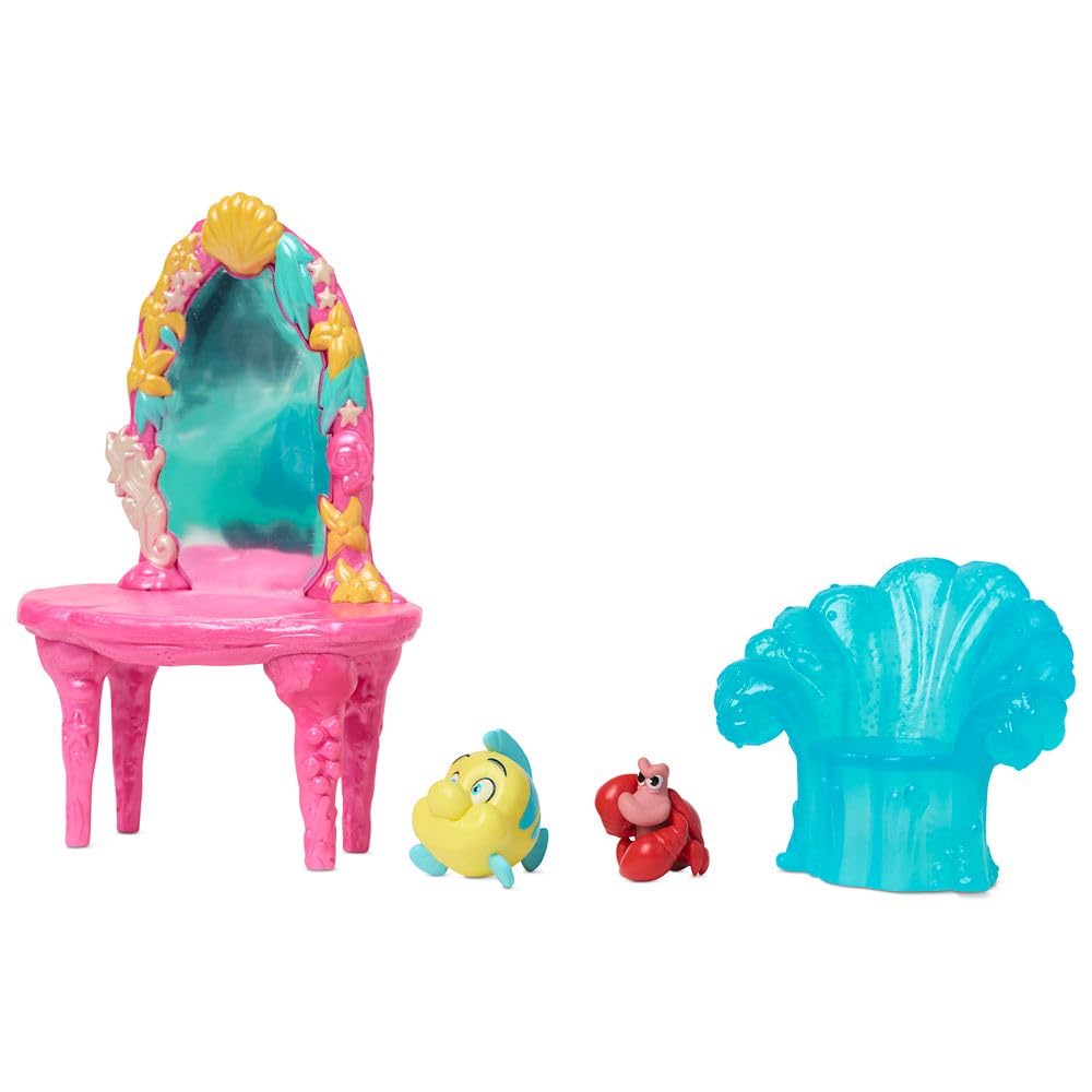 Disney Store Official Princess Ariel Once Upon a Story Doll Playset, 5 Inch Mini Doll Playset - Mini Figures with Accessories, The Little Mermaid Toys
