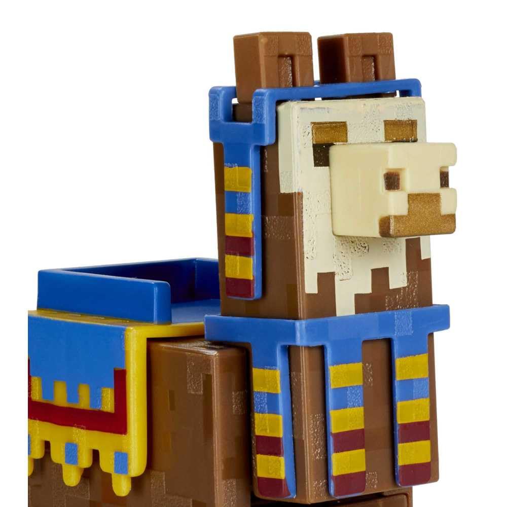 Minecraft Wandering Trader and Llama Deluxe Figure 2-Pack