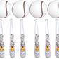 HAPPY DEALS ~ Inflatable Baseball Bats and Baseballs Set Includes 12-9 inch Inflate Baseballs, 12-24 Inch Baseball Bats