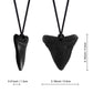 5 PCS Sensory Chew - Chewy Necklaces for Sensory Kids, Shark Tooth Necklace, Nail Biting Treatment for Kids Adults, YQZIYOU