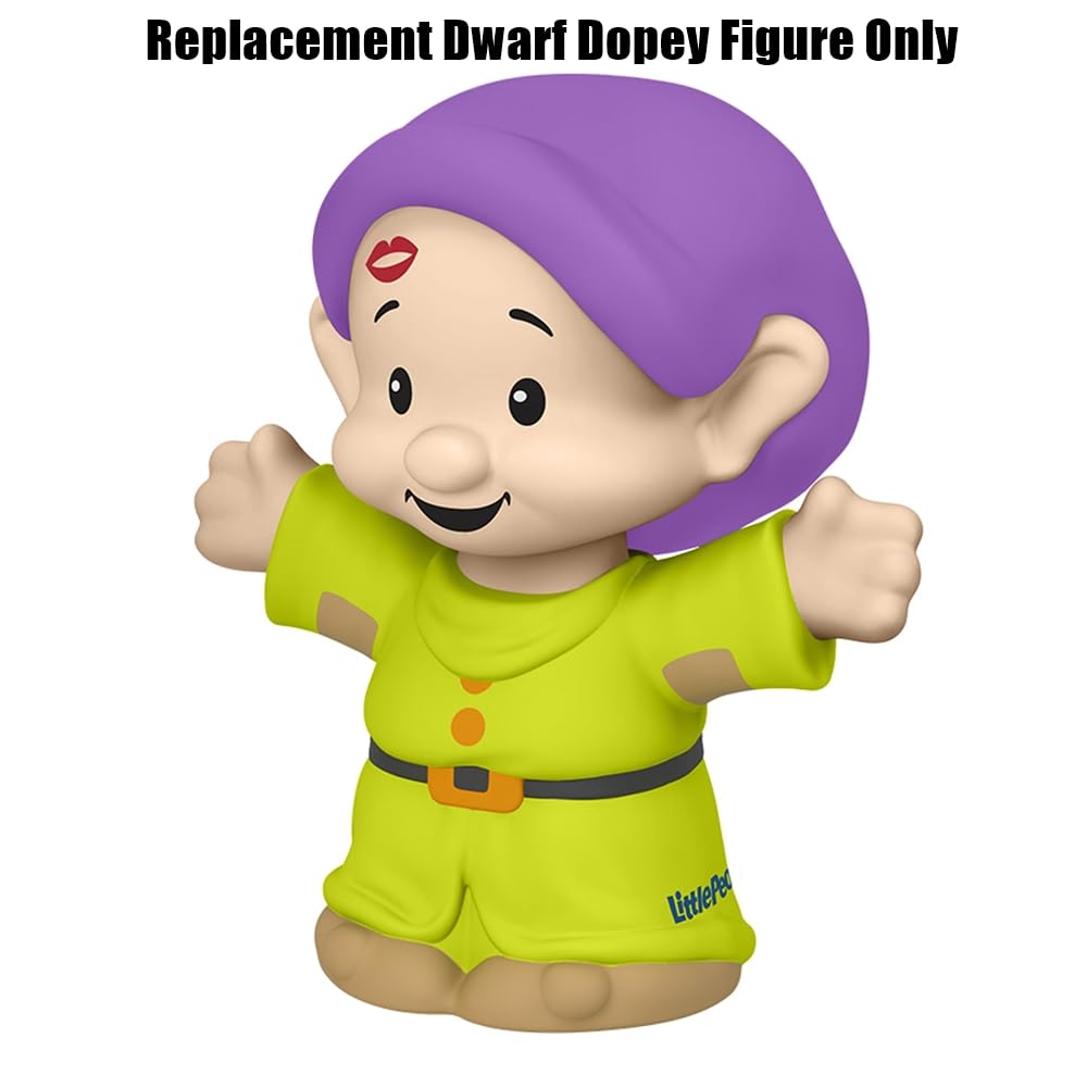 Replacement Part for Fisher-Price Little-People Princess Playset - HPL23 ~ Replacement Dwarf Dopey Figure ~ Inspired by Disney Snow White