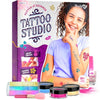 Pretty Me Glitter Tattoo Kit for Kids - Glitter & Metallic Fake Tattoos for Girls - Birthday Gift Ideas for Girl - Temporary Tattoo Set - Craft Kits