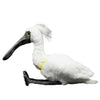 FRANKIEZHOU Simulation Spoonbill Plush Toys-Cute High Lifelike Black-Faced Wild Stuffed Animals-Real Life Bird Plush Toy Gifts for Kids,Home Decor,12"