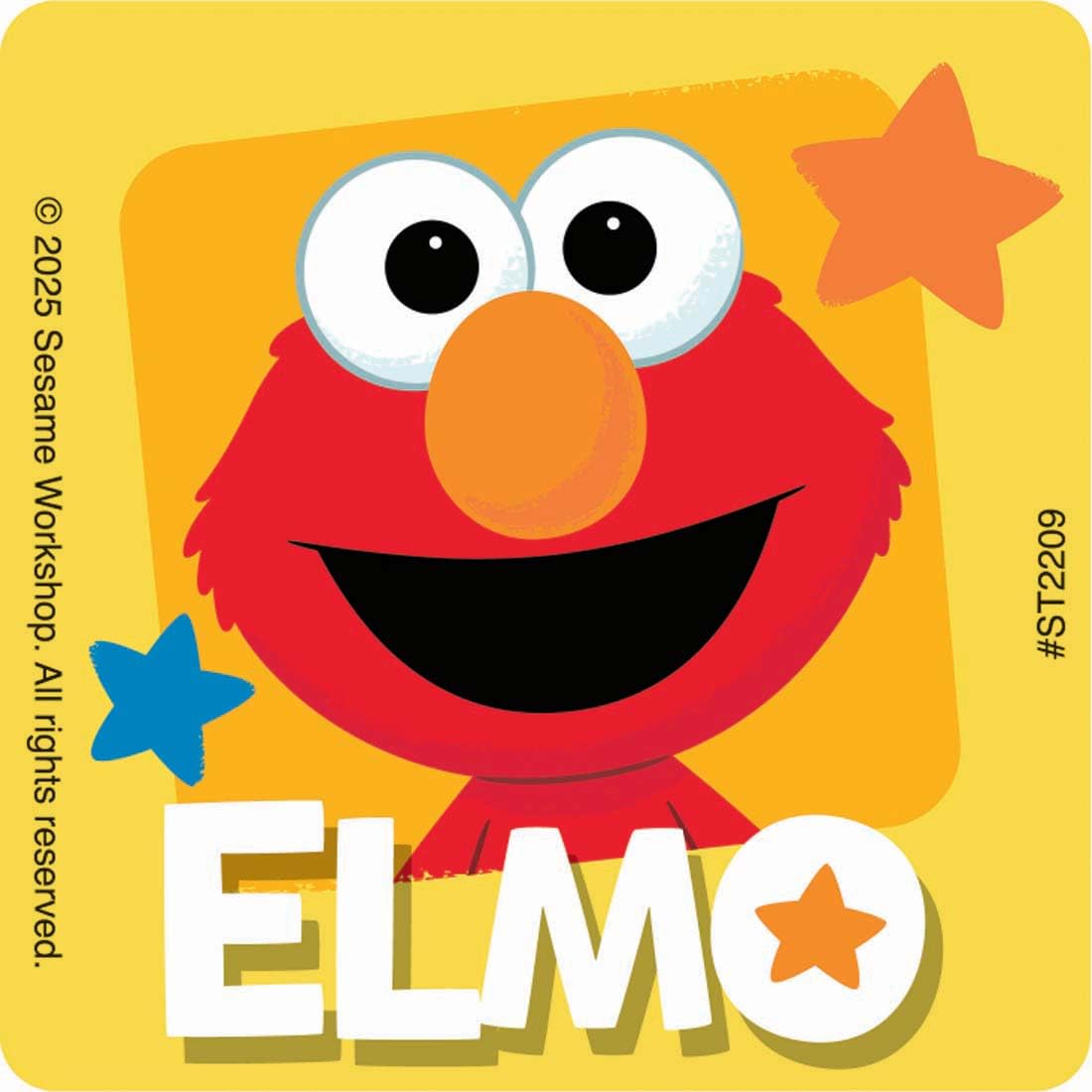 SmileMakers Sesame Street Characters 2.5" Stickers 100 ct