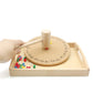 DANNI Gudong Montessori Practical Life Material Hammer and Nails Set with Wooden Tray Montessori Educational Wooden Toys for Children (1)