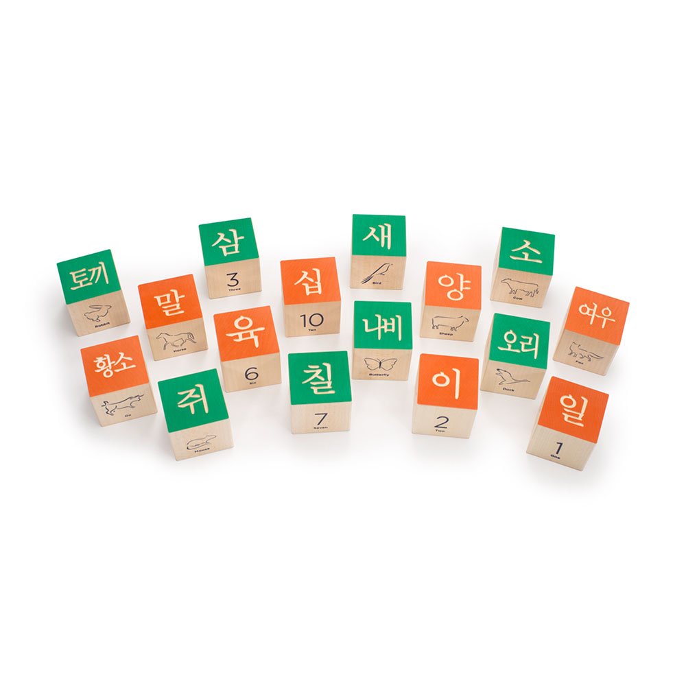 Uncle Goose Korean Blocks - Made in The USA