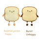 NatureMan Toast Bread Pillow,Funny Bread Shape Plush Toy Pillow, Small Cute Stuffed Plush Toast Sofa Pillow,Children's Adult Home Bedroom Decoration