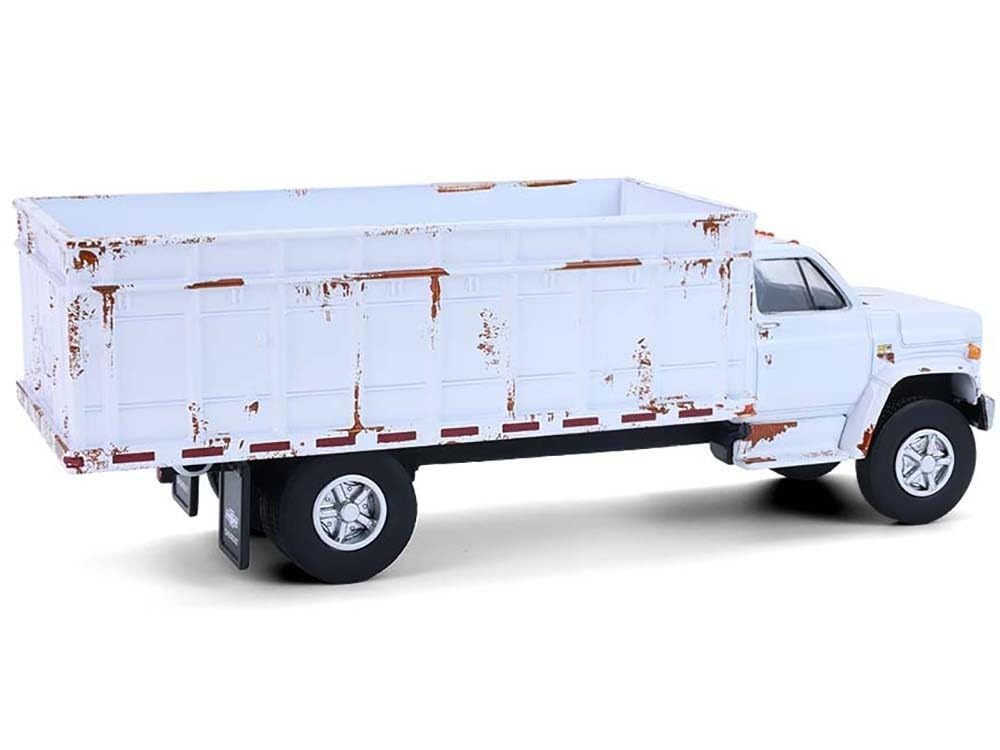 1980 C-70 Grain Truck White (Weathered) S.D. Trucks Series 20 1/64 Diecast Model by Greenlight 45200A