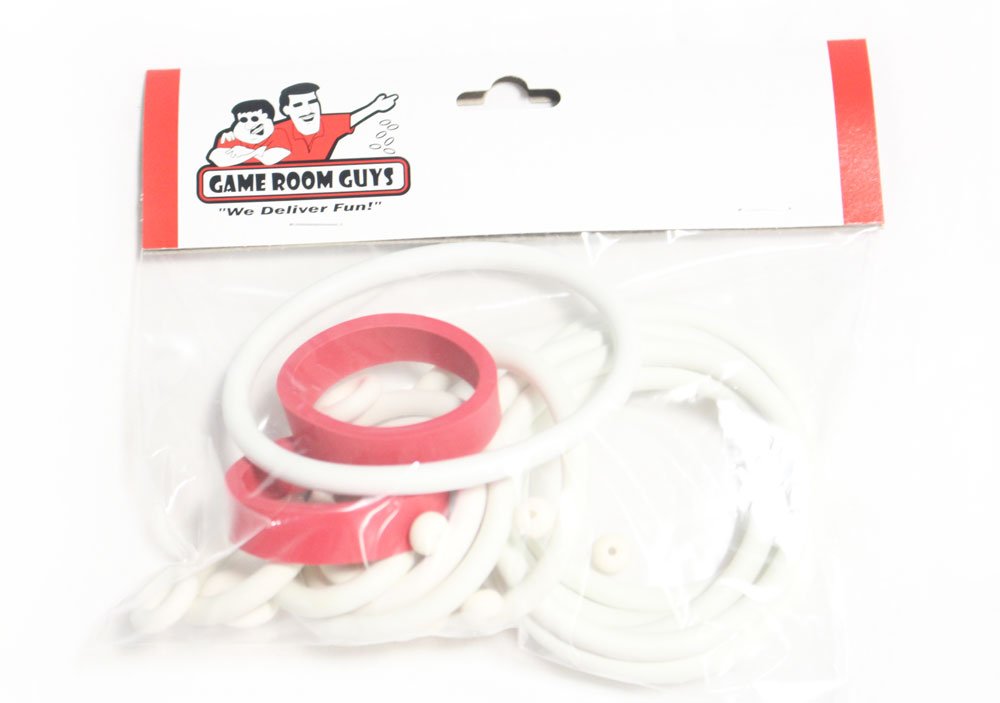 Game Room Guys Stern Memory Lane Pinball White Rubber Ring Kit