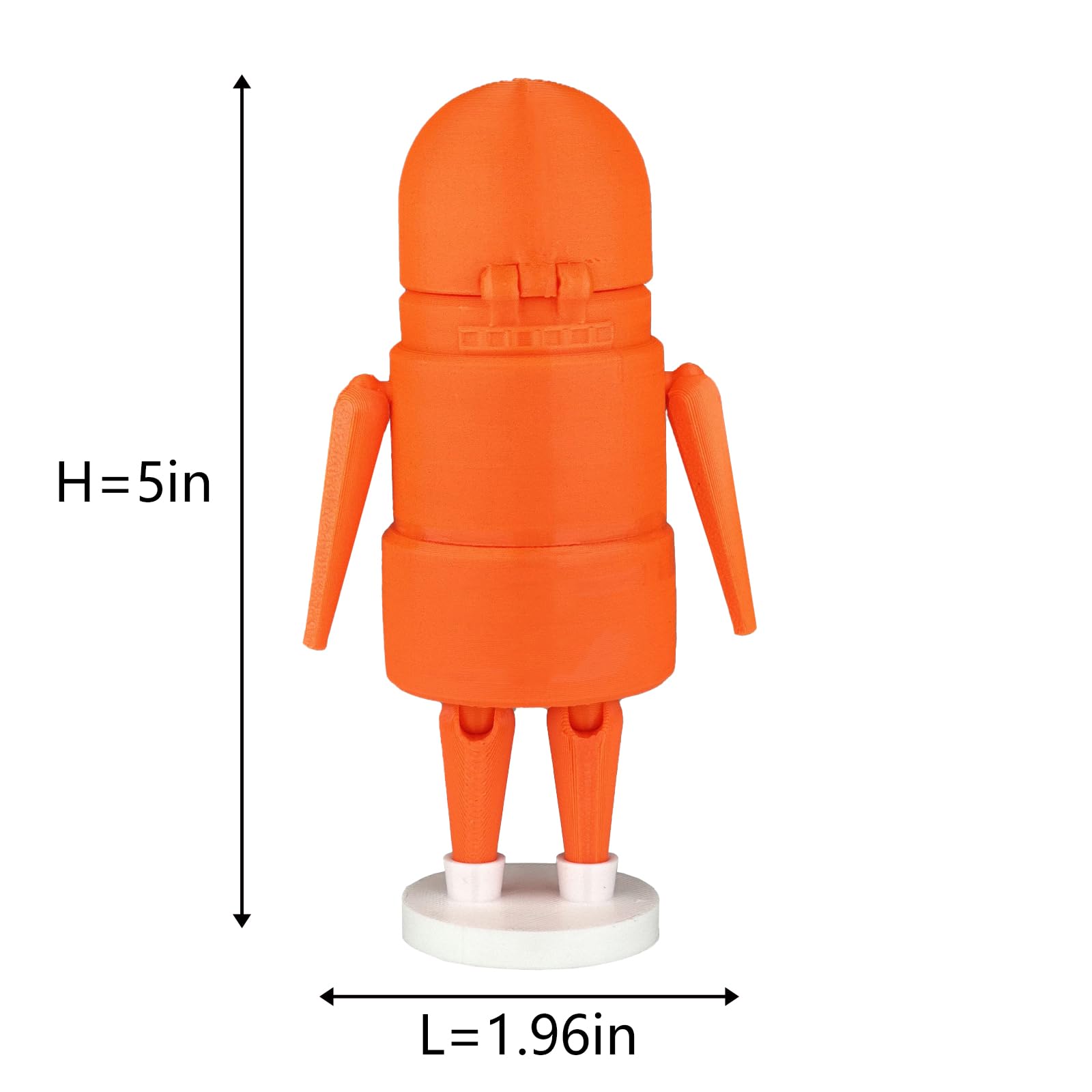 Yobbogo R.E.P.O Robot 3D Printed Poseable Figure Horror Game REPO Articulated Model for Gaming Setup & Shelf Display Awesome Gift for Gamers