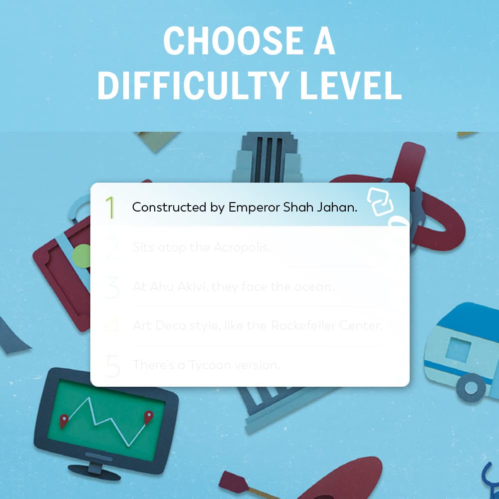 Linkto Travel | Trivia Game for Teens and Adults | Ages 10+ | 1 to 10 Players | 30 Minutes