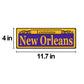 16pcs Mardi Gras Street Signs Decoration - New Orleans Street Sign Mardi Gras Cutout Signs for Carnival Party Door Wall Decoration