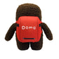 Domo 6.5 Inch Plush with Backpack - Official Collectible Soft Toy, Cute Stuffed Figure for Fans & Collectors, Desk Decor & Gift Idea