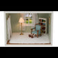 Miniature Square White Rug, Soft Carpet Decor for 1/12 Scale Dollhouses, Lightweight and Decorative Accessory for Doll House Interiors?8x11cm?