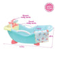 JC Toys - for Keeps Playtime! | Baby Doll Real Working Bath Set | Fits Dolls up to 16" | Shower and Faucet Really Work | Play Accessories | Ages 2+