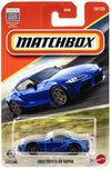 Matchbox 2023 Toyota GR Supra [Blue] 15/125, 1:64 Scale Diecast Toy Vehicle
