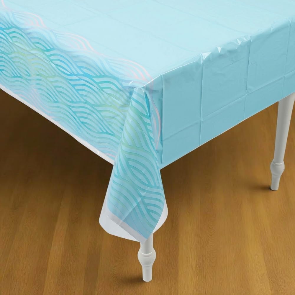 Fun Express Narwhal Party Table Cover, 1 Piece