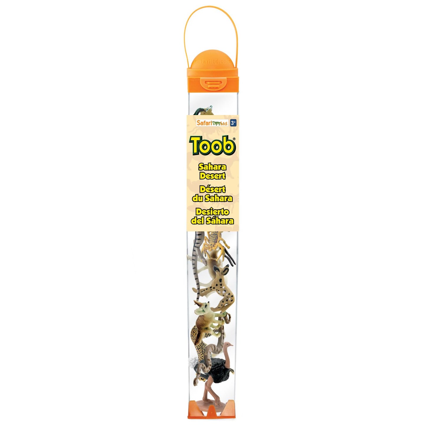 Safari Ltd. Sahara Desert Animals TOOB - 9 Mini Animal Figurines - Educational Toy Set for Boys, Girls and Kids Ages 3+