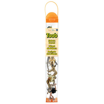 Safari Ltd. Sahara Desert Animals TOOB - 9 Mini Animal Figurines - Educational Toy Set for Boys, Girls and Kids Ages 3+