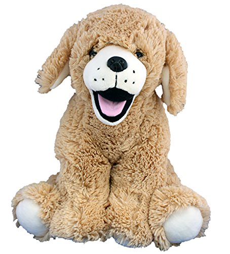 Stuffems Toy Shop Record Your Own Plush 16 inch Golden Retriever Puppy - Ready to Love in A Few Easy Steps