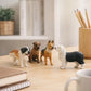 Liberty Imports 18PCS Large Dog Figurines Playset, 4" Realistic Puppy Toy Animals, Big Plastic Dog Breed Figures, Party Favors, Cake Toppers, Kids