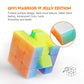 D-FantiX QY Toys Warrior W 3x3 Speed Cube Jelly 3x3x3 Magic Cube Puzzles