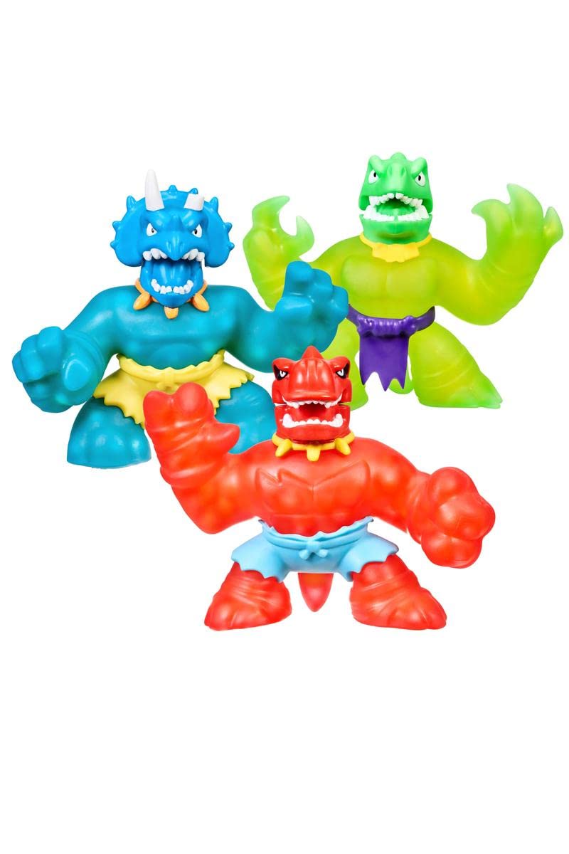 Goo Jit Zu Heroes of Goo Jit Zu Dino Power Mega 3 Pack Chomp Attack, MOY41257