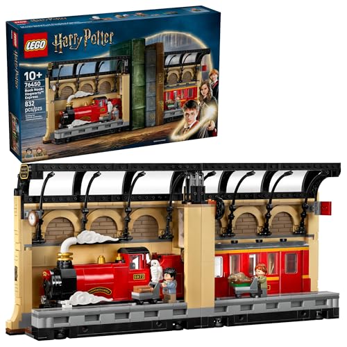 LEGO Harry Potter Book Nook: Hogwarts Express Building Set - Bedroom Shelf Decor for Boys, Girls, & Fans, Ages 10+ - Collectible Harry & Ron