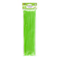 Colorful Fuzzy Craft Sticks Pipe Cleaners - 40 Count - 12 Inches Long - Lime Green