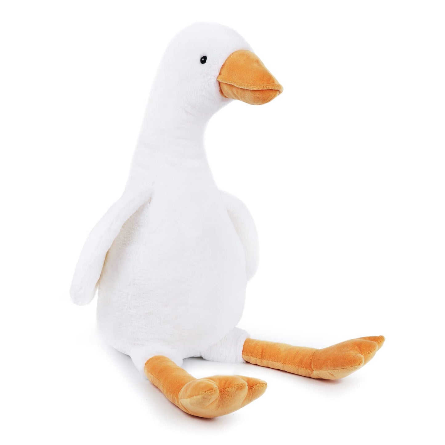 WEIGEDU 30" Large Goose Stuffed Animals Plush Toys Swan Duck for Kids Babies Bedtime Birthday Easter Gifts, Stuffed Goose Throw Plush Pillow Super