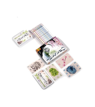 Ohanami Card Game - Zen Garden Strategy Game for Relaxing and Competitive Play! Fun Family Game for Kids and Adults, Ages 8+, 2-4 Players, 20 Minute