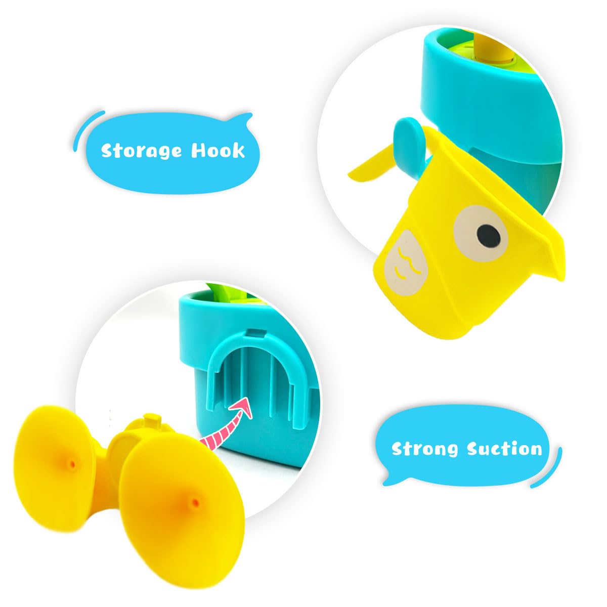 Bath Toys for Toddlers Age 1 2 3, Interactive Bloom Bathtub Toys for Bathtime Fun, Kids Bath Tub Shower Playset, Infant Baby Girls Boys Birthday Gift