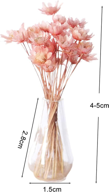 Mini Flower Vase, 1/12 Scale Miniature Dollhouse Accessories Decor, Doll House Mini Flower Bowl Elegant Decoration for Mini Scene, Décor, Decorations