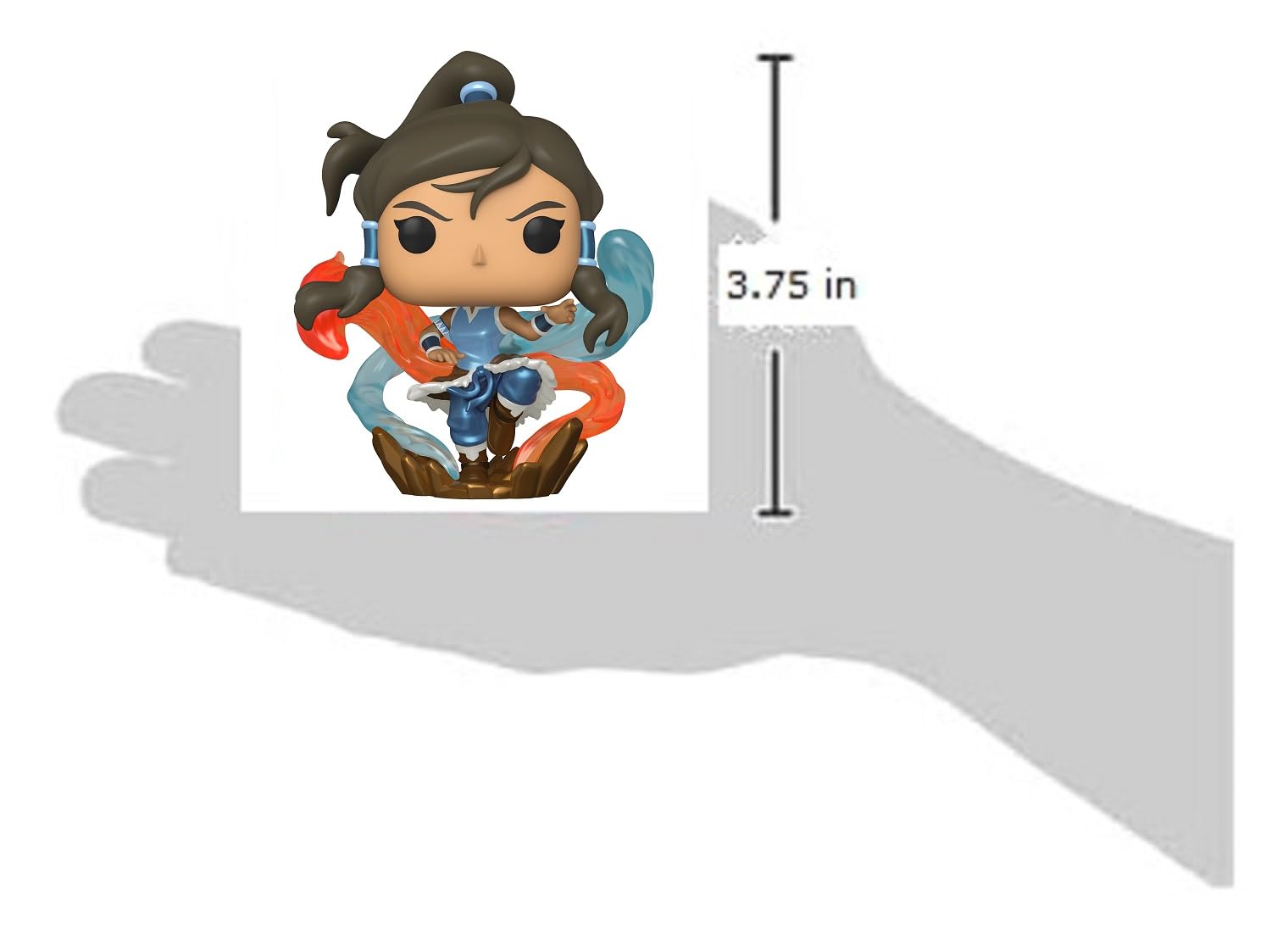 Funko POP! Animation Legend of Korra - Korra (Glow in The Dark & Metallic), Exclusive