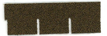 Dollhouse Miniature Roofing Brown Square Asphalt Shingles