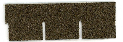 Dollhouse Miniature Roofing Brown Square Asphalt Shingles