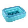 HIWENA Kiddie Pool, 45x35x14inch Green Inflatable Kids Swimming Pool with Fast Valve, Repair Patch & Drain Plug, Summer Water Fun Bathtub & Ball Pit