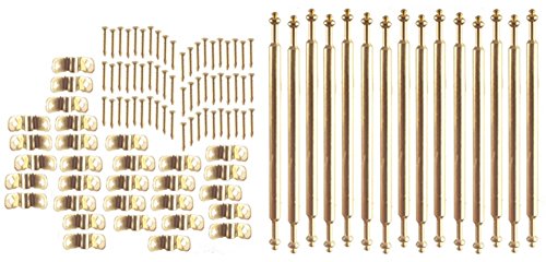 Dollhouse Miniature 1:12 Scale Stair Rod Set