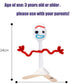 100 Set Fork Creativity Set, Plastic Sporks Red Pipe Cleaners Clever Eyes Popsicle Stick,Make Your own Forky