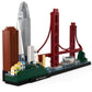 LEGO Architecture Skyline Collection 21043 San Francisco Building Kit Includes Alcatraz Model, Golden Gate Bridge and Other San Francisco