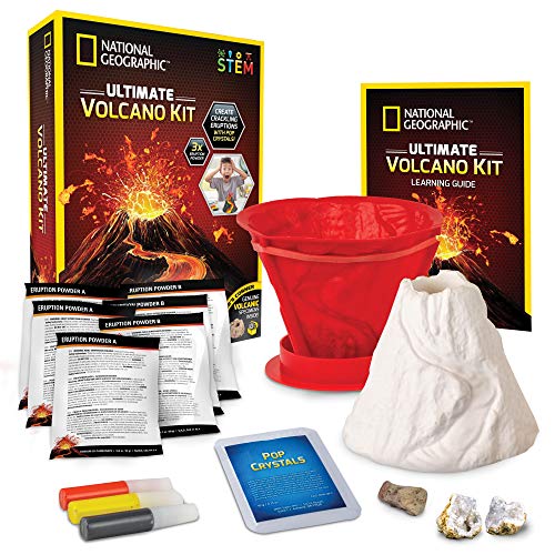 National Geographic Ultimate Volcano Science Kit for Kids Ages 8-12