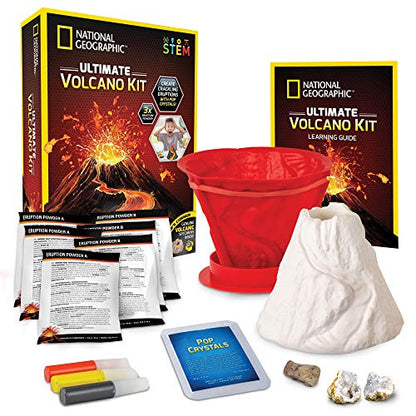 National Geographic Ultimate Volcano Science Kit for Kids Ages 8-12