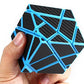 Cuberspeed Ghost 3x3 Blue Magic Cube 3x3 Ghost 3x3x3 Speed Cube with Black Carbon Fiber Stickers